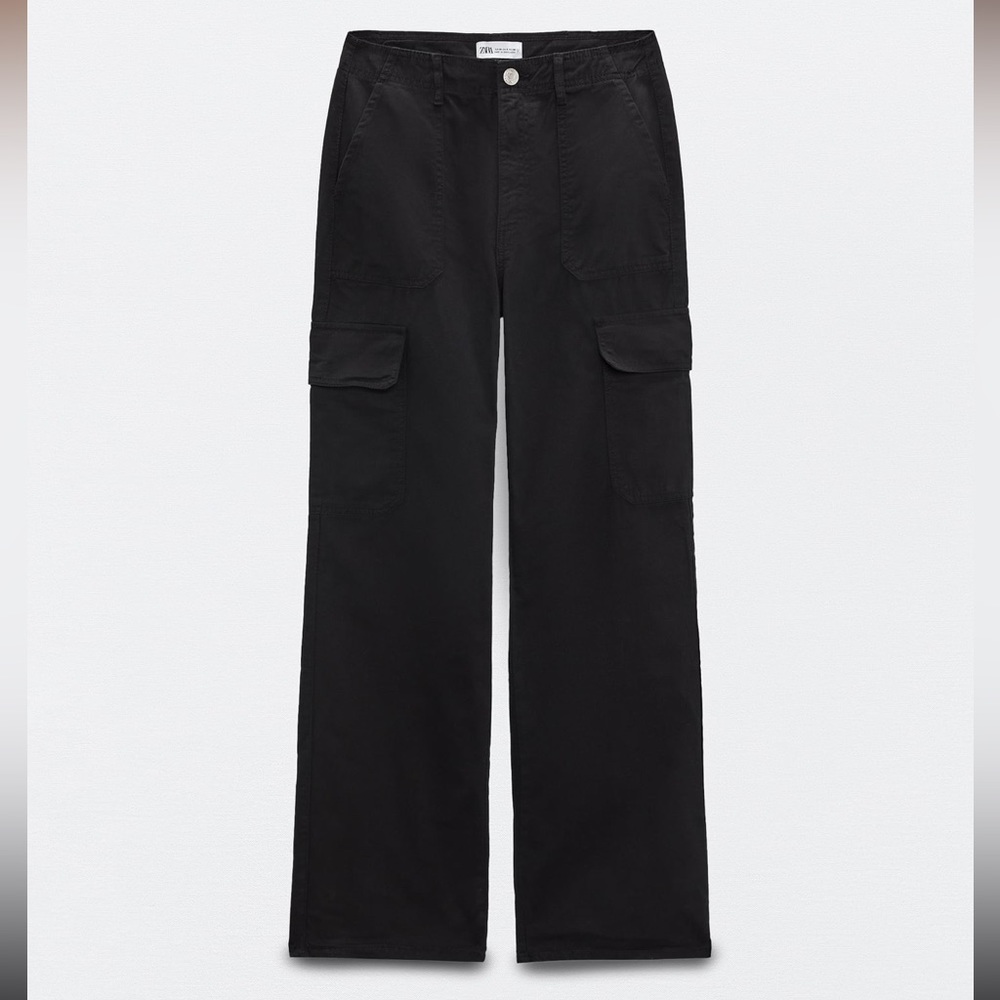 NWT Zara black cargos